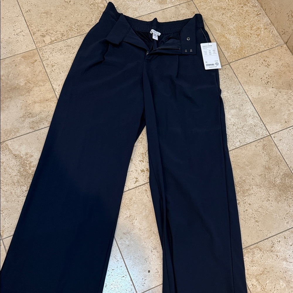 Athleta Dark Blue Wide-Leg Pants